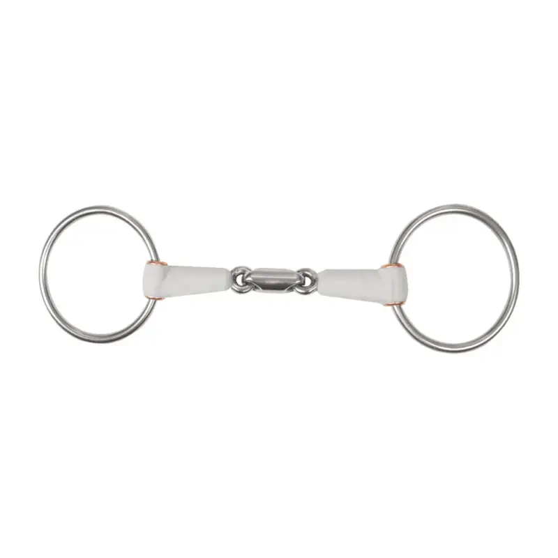 Prezzo Scontato Morso a filetto Beris doppia rottura anello 7,5 cm