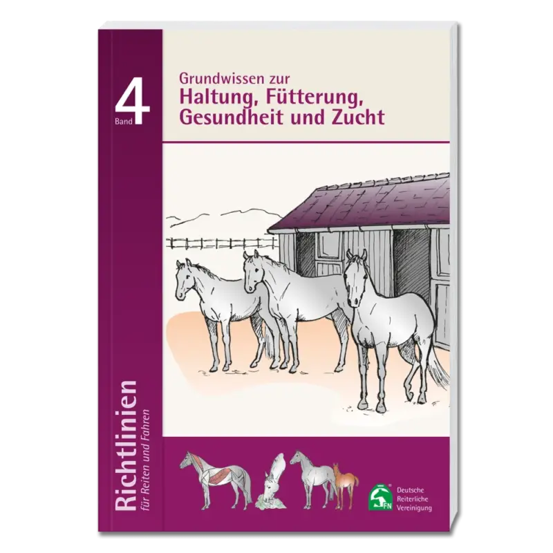 Promozione Esclusiva Conoscenze di base sulla manutenzione, alimentazione, salute e allevamento volume 4 Federazione Equestre Tedesca