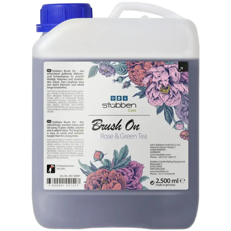 Più Venduto Ricarica districante Brush on Rosa & Tè Verde 2,5L