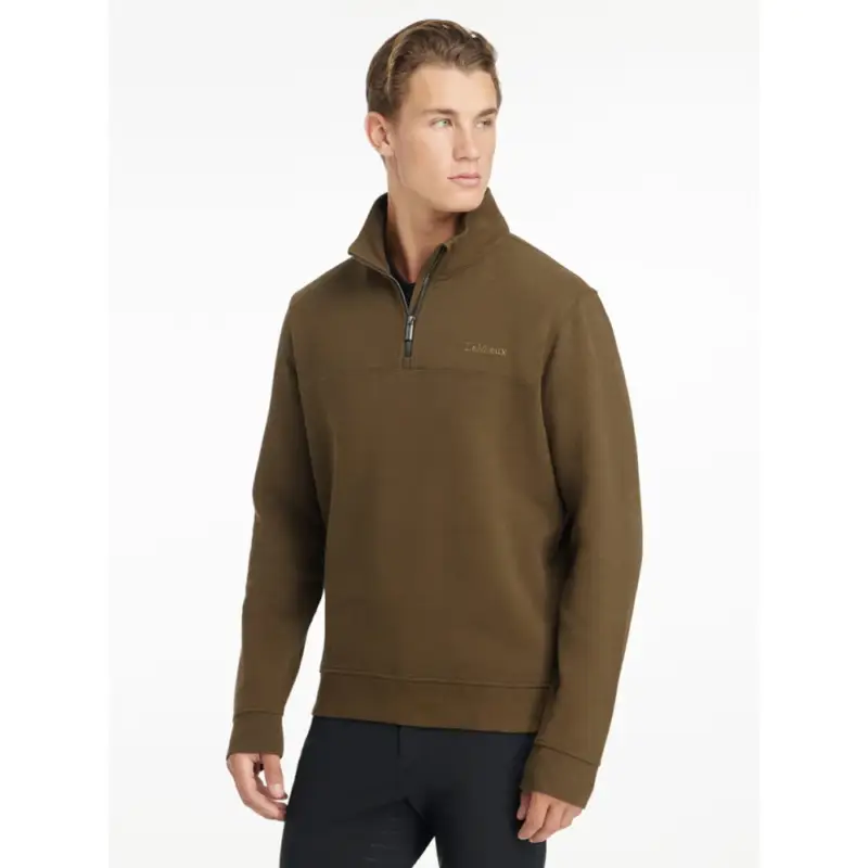 Felpa con collo con zip da uomo LeMieux Saldi