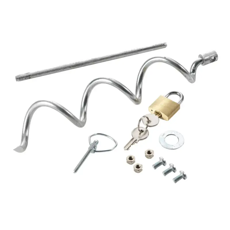 Offerta Lampo Kit antifurto per cassetta batteria in metallo Kerbl Hobbyfarming
