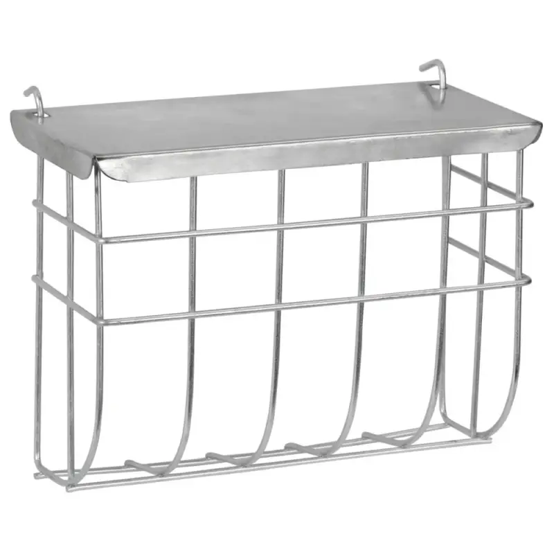 Esclusivo Rastrelliera per fieno con coperchio Kerbl Hobbyfarming