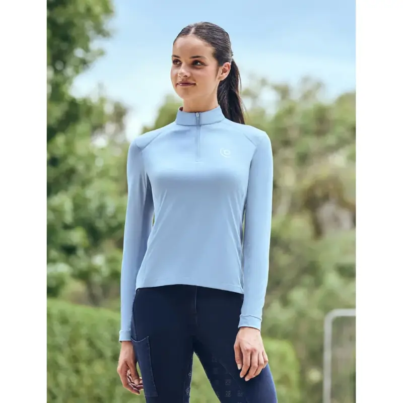 Non Perdere Top da equitazione a maniche lunghe Dublin traspirante da donna