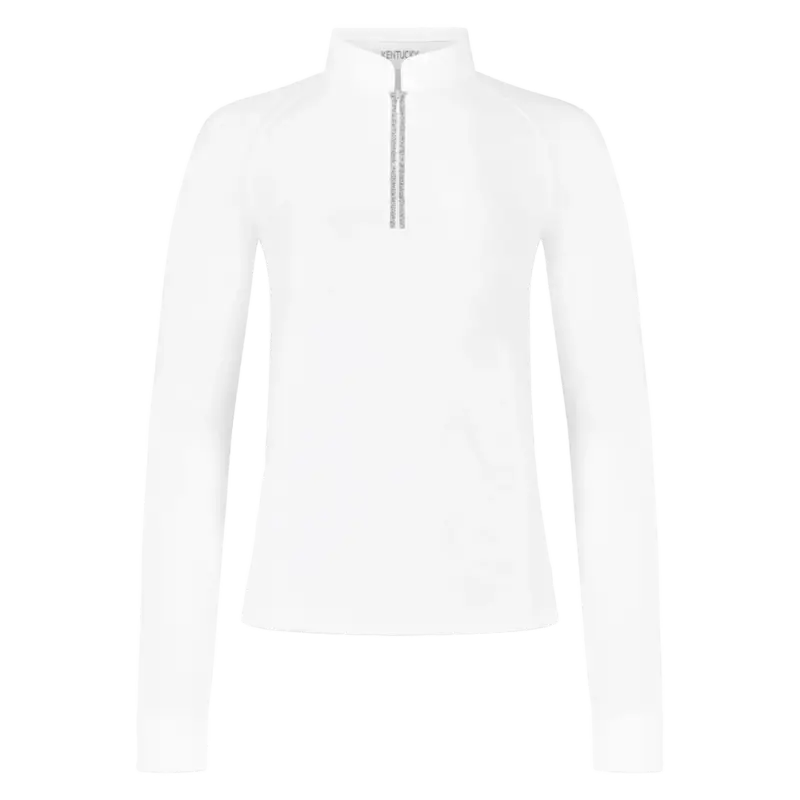 Camicia da concorso Kentucky Classic da donna con zip glitter a maniche lunghe Compra Oggi Stesso