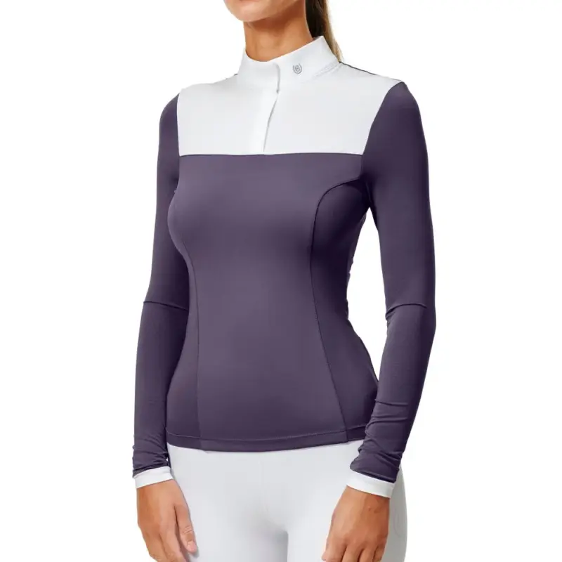 Acquista Ora Polo da concorso Equestrian Stockholm Fine Line donna