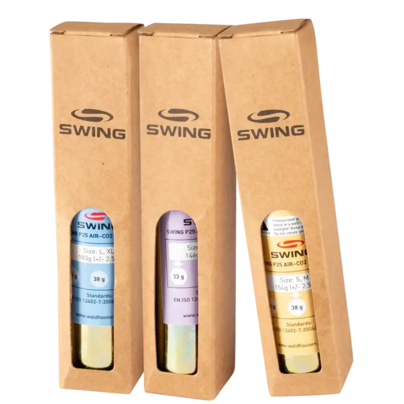 Professionale Cartuccia di ricambio CO2 per gilet airbag Swing P25 AIR