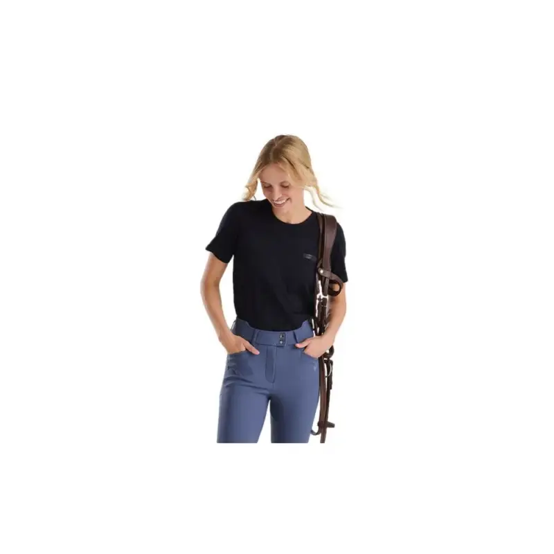 Spedito Oggi T-shirt da equitazione Horse Pilot in lana Merino da donna