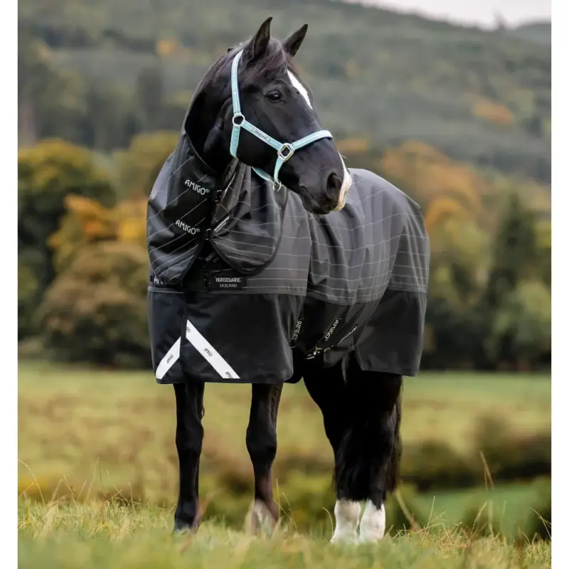 Saldi Coperta Horseware Amigo 1200D FieldSafe Reflectech Plus Turnout 0 g