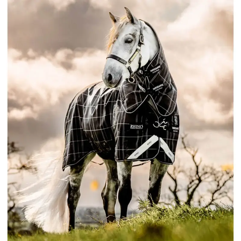 Spedito Oggi Coperta Horseware Rhino Turnout Pony Bundle con liner 0 g e 200 g