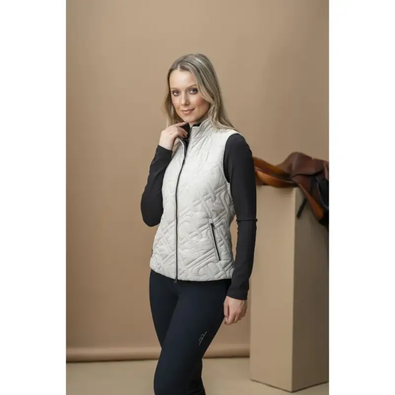 Solo Oggi Gilet senza maniche imbottito Horseware AA Neve Monogram donna