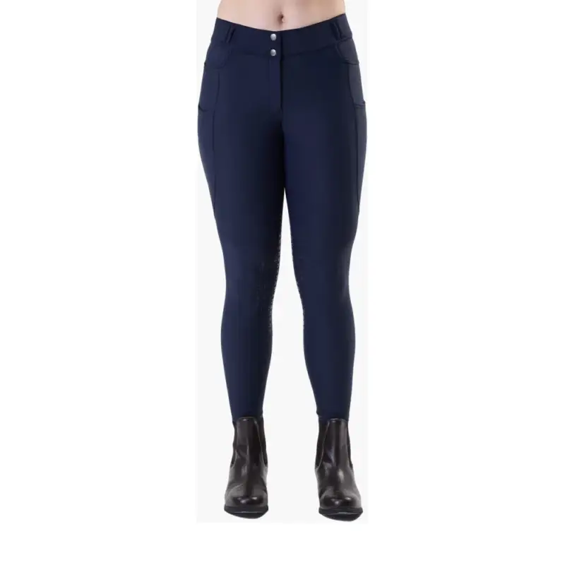 Pantaloni da equitazione Horseware Flexfit invernali con grip al ginocchio da donna Di Tendenza