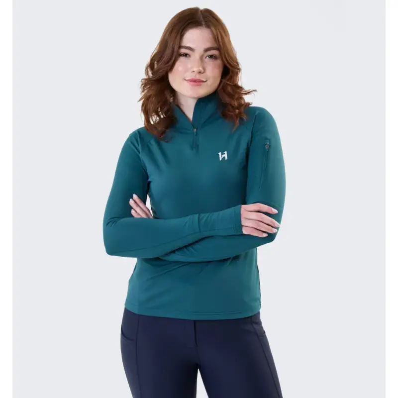 Polo 1/4 zip Horseware invernale Strive donna Ultimissimo Modello