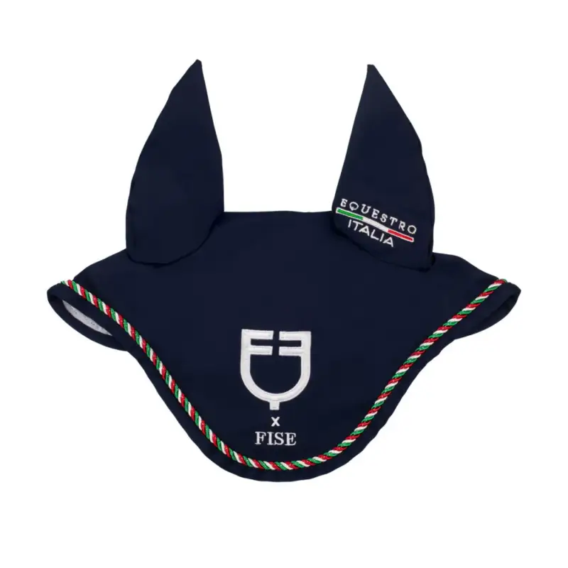 Cuffia Equestro x FISE con bordo con bandiera italiana Ordina Subito
