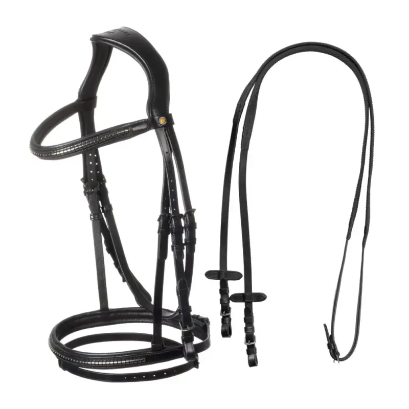 Bestseller Briglia inglese Equestro nera in pelle