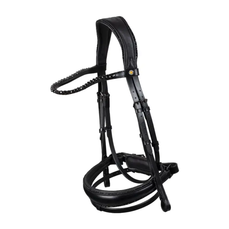 Briglia da dressage Equestro Diamond in cuoio Promo Stagionale
