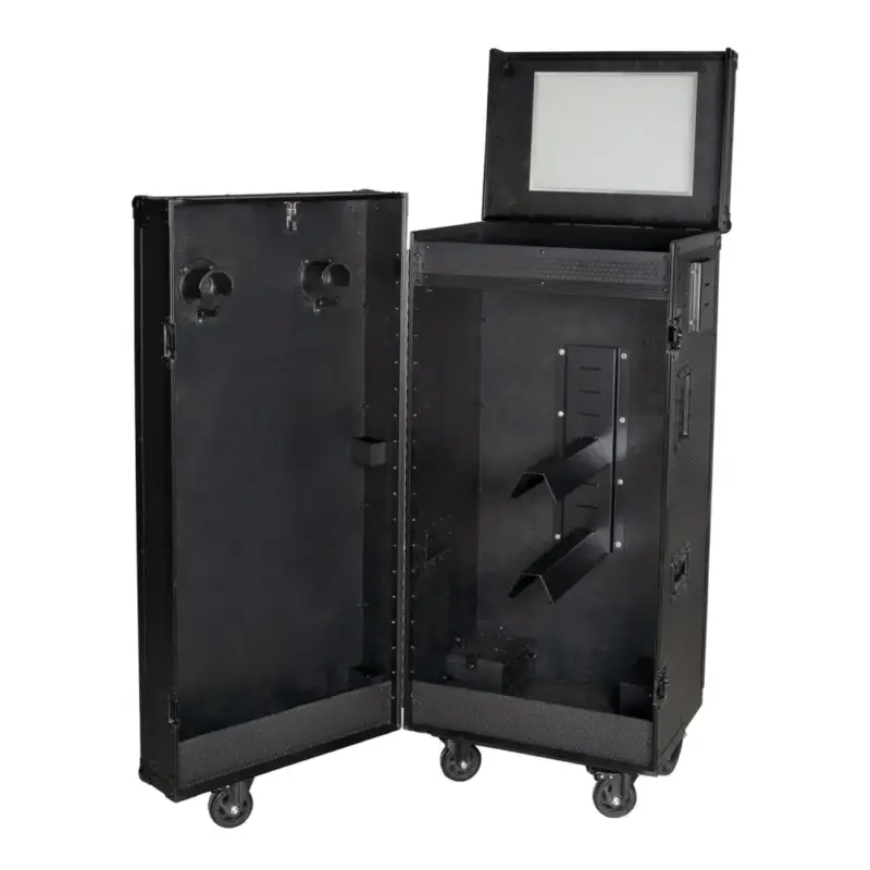 Armadio selleria Equestro in metallo nero 65×62×138 cm Offerta Limitata