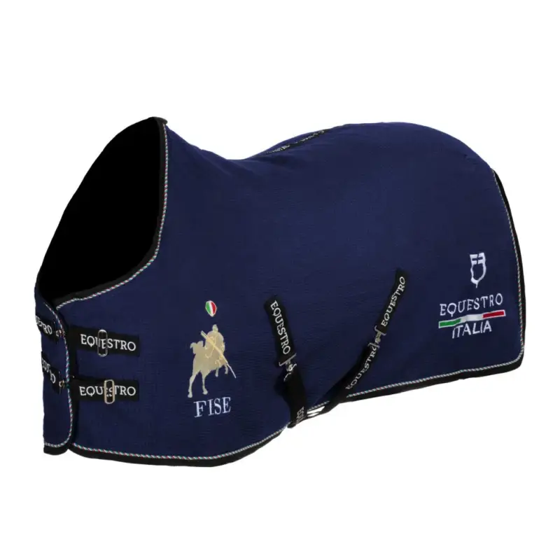 Offerta Speciale Coperta da box Equestro x FISE in tessuto a nido d’ape