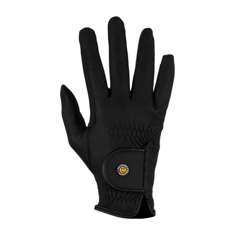 Solo Oggi Guanti unisex Equestro imbottiti in pelle sintetica con chiusura a strappo