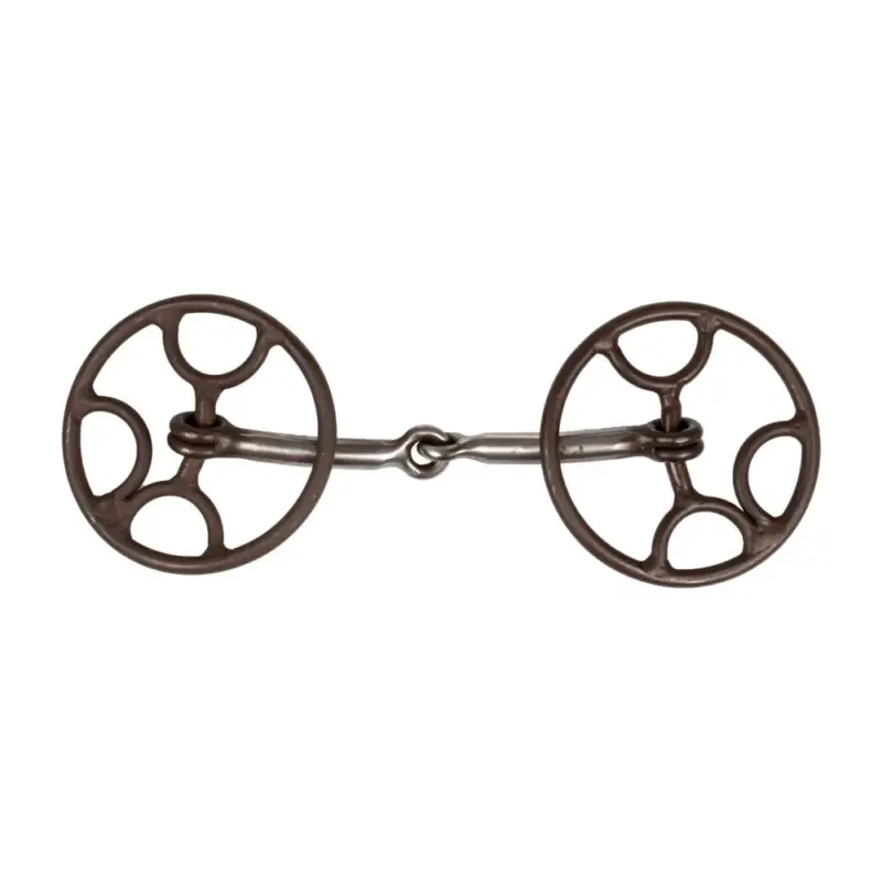 Filet a doppia imboccatura a anello lifter snaffle antico Pool’s Gonzales Prezzo Scontato