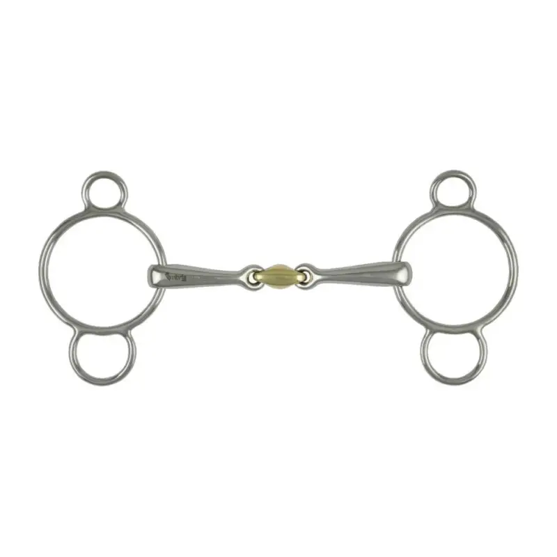 Prezzo Basso Filet Pessoa a 3 pezzi in ottone Umbria Equitazione