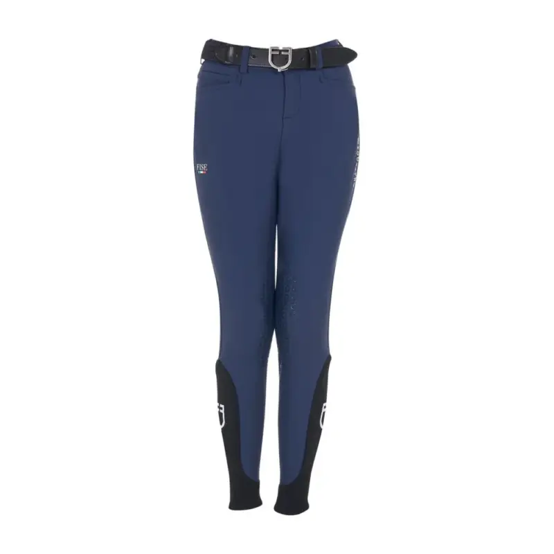 Pagamento Sicuro Pantaloni da equitazione unisex per bambini Equestro x FISE con grip al ginocchio