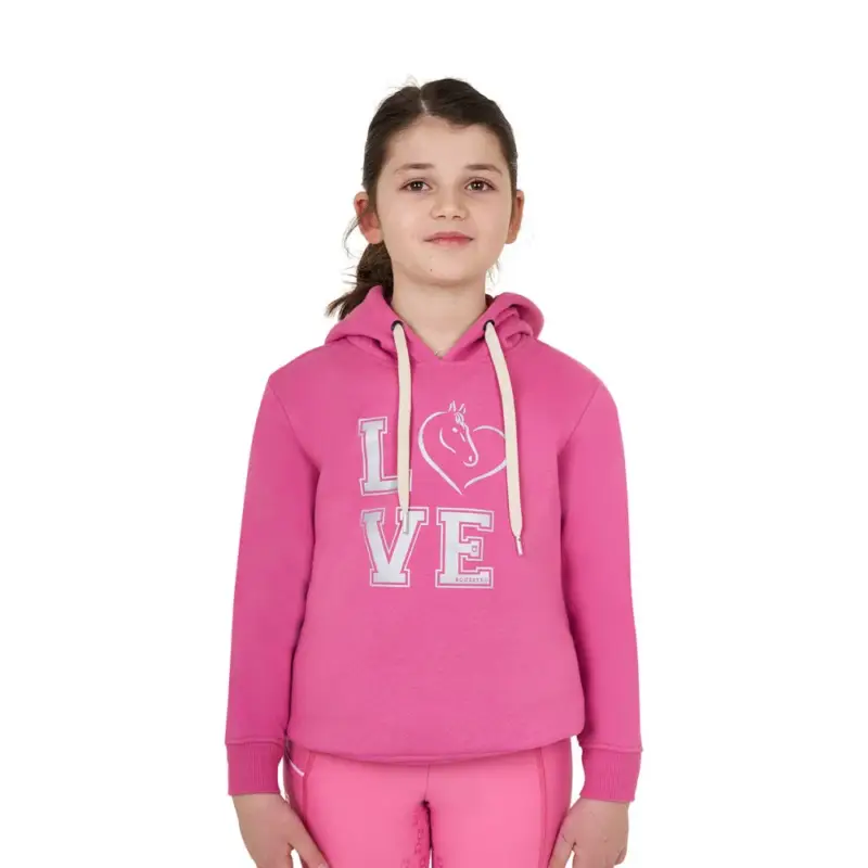 Felpa con cappuccio da ragazza Equestro Winter Love Compra Online
