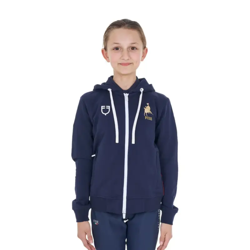 Felpa unisex per bambini Equestro x FISE Prezzo Di Fabbrica