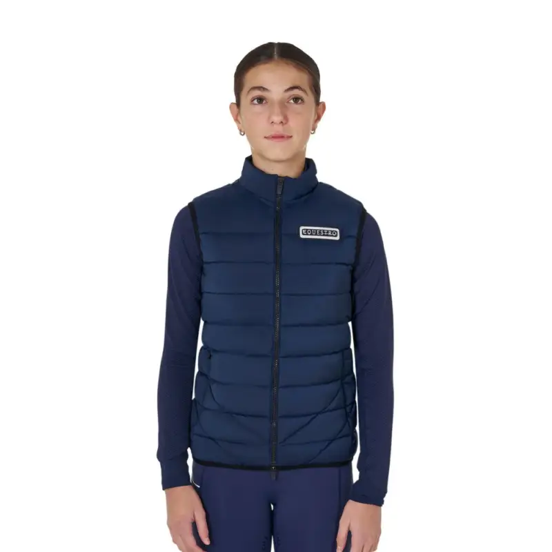 Prezzo Basso Gilet senza maniche da ragazza Equestro in nylon tecnico