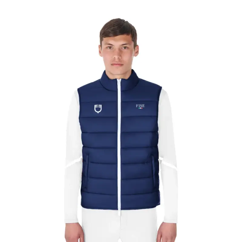 Prezzo Scontato Gilet da uomo senza maniche Equestro x FISE taglio slim