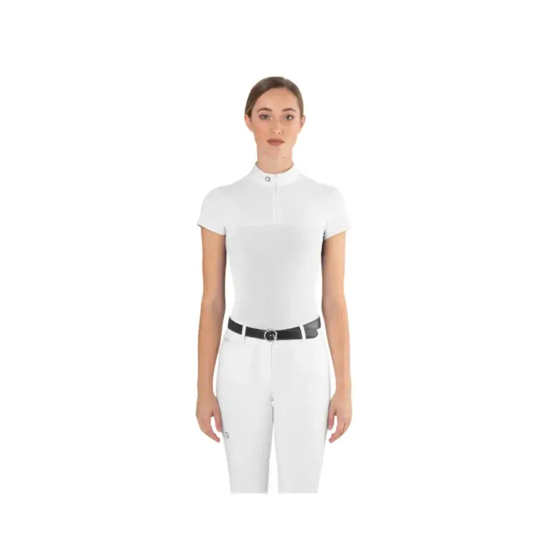 Vendita Finale Polo da concorso in mesh Ego7 a maniche corte da donna