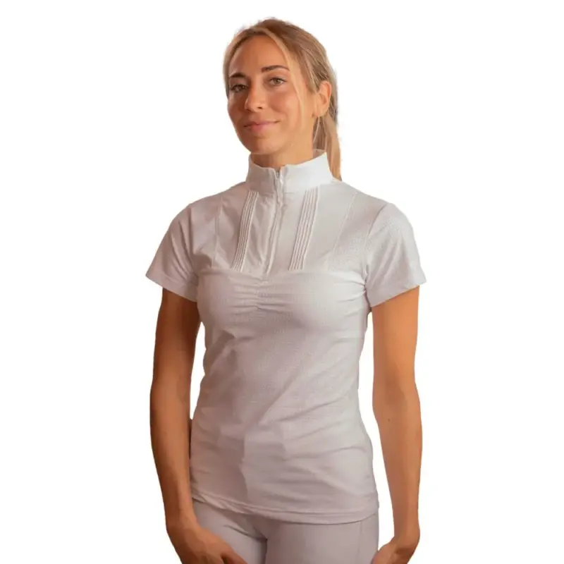 Occasione Imperdibile Polo da concorso Pénélope Florence Mesh maniche corte donna
