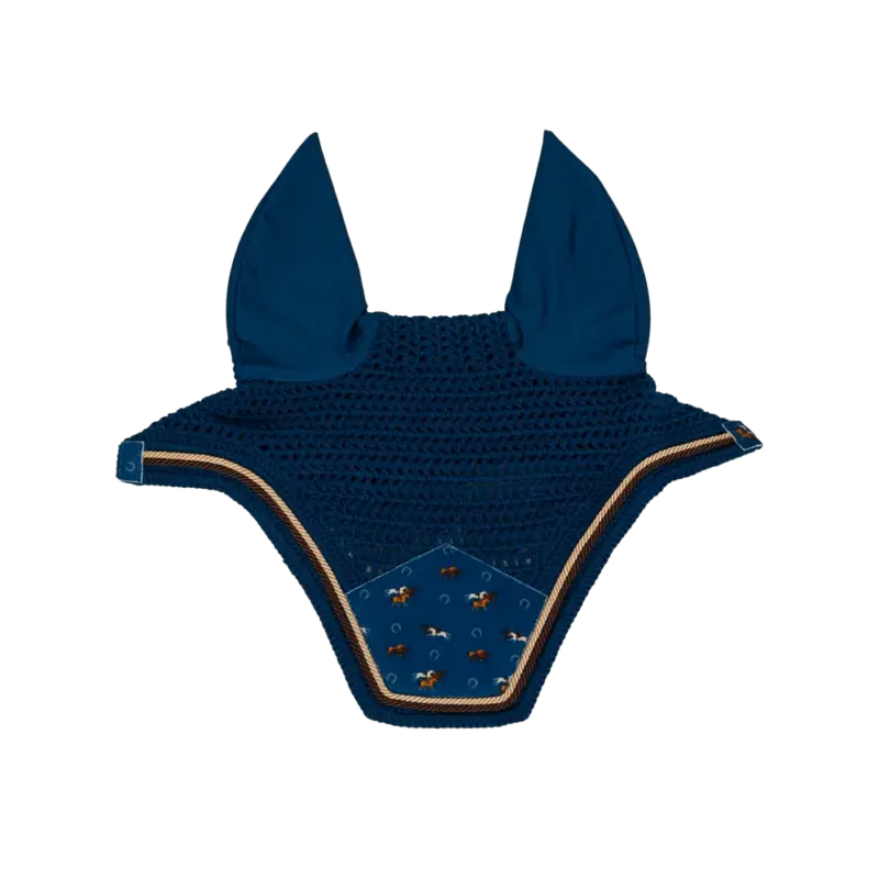 Cuffia anti-mosche Wellington Velvet con stampa cavallo Kentucky Promo Stagionale