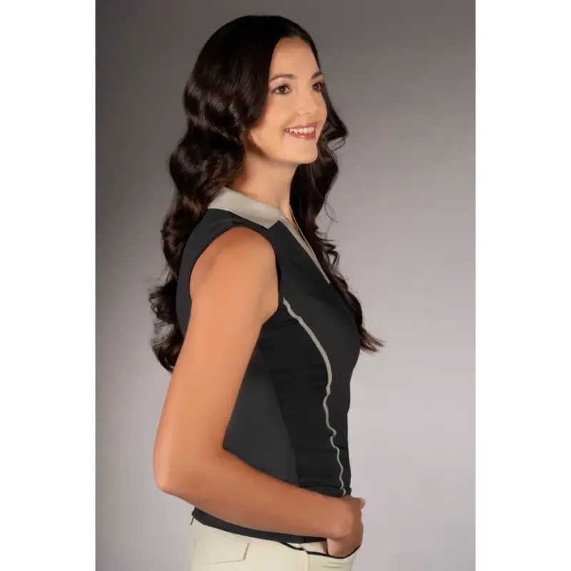 Polo senza maniche da donna HKM Limone Must-Have