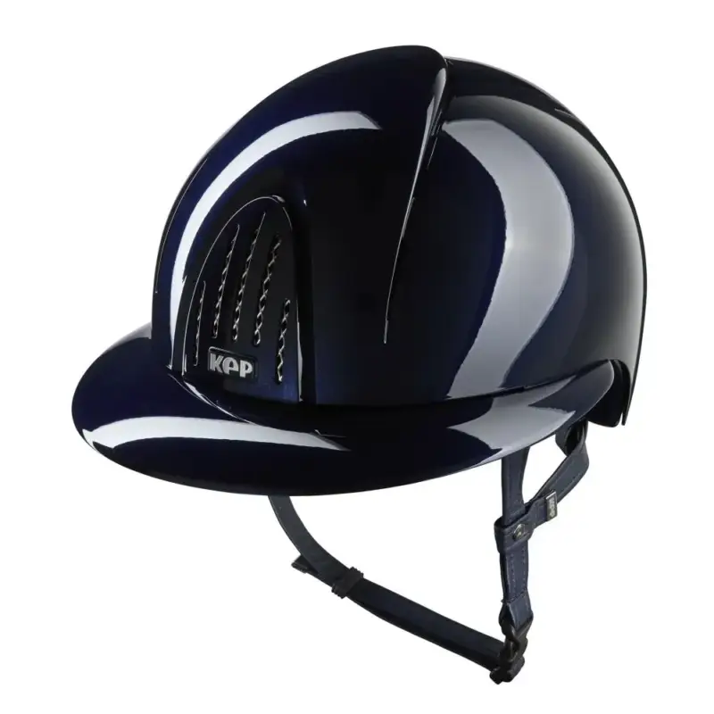 Casco Kep Smart Nova metallo lucido blu visiera polo Compra Adesso