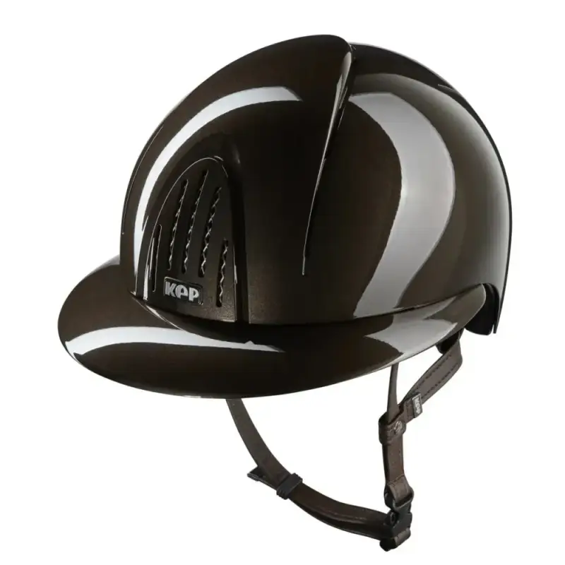 Offerta Speciale Casco Kep Smart Nova metallo lucido marrone visiera polo