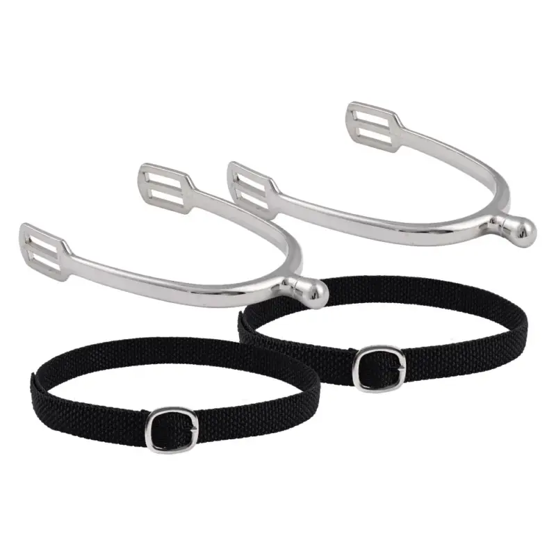 Ultima Occasione Speroni per bambini Imperial Riding Basic 15 mm punta tonda