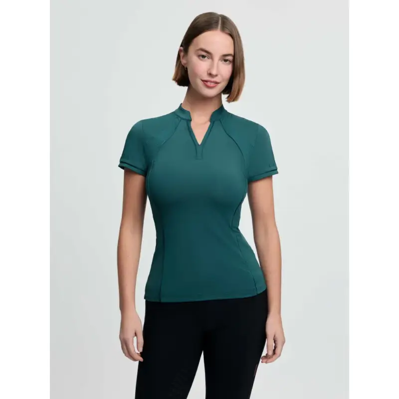 Base layer LeMieux in tessuto mesh Lisa da donna a maniche corte A Buon Prezzo
