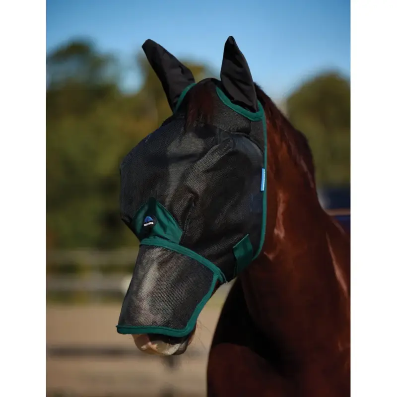 Maschera anti-mosche Weatherbeeta ComFiTec in rete resistente con orecchie e naso Economico