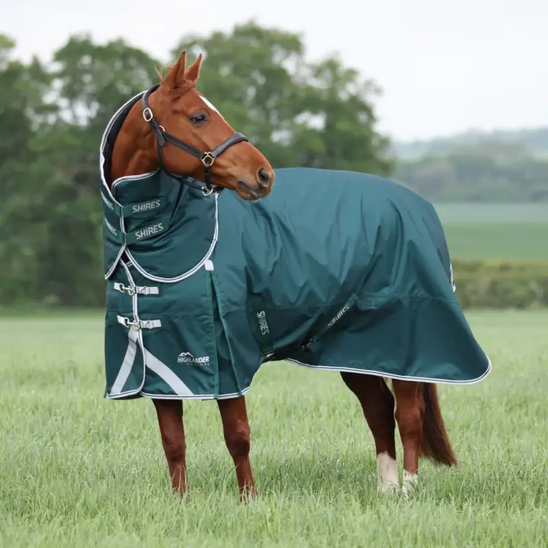 Più Venduto Coperta da esterno Original 300 + copricollo Shires Highlander