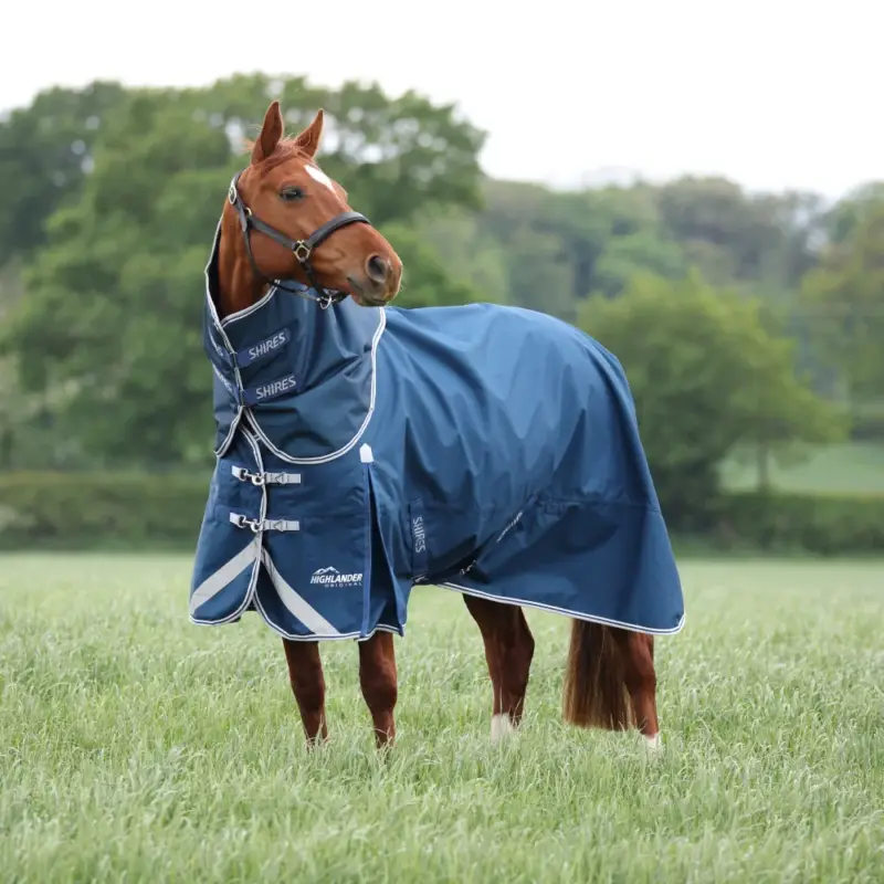 Spedizione Espresso Coperta da esterno Original 50 + copricollo Shires Highlander