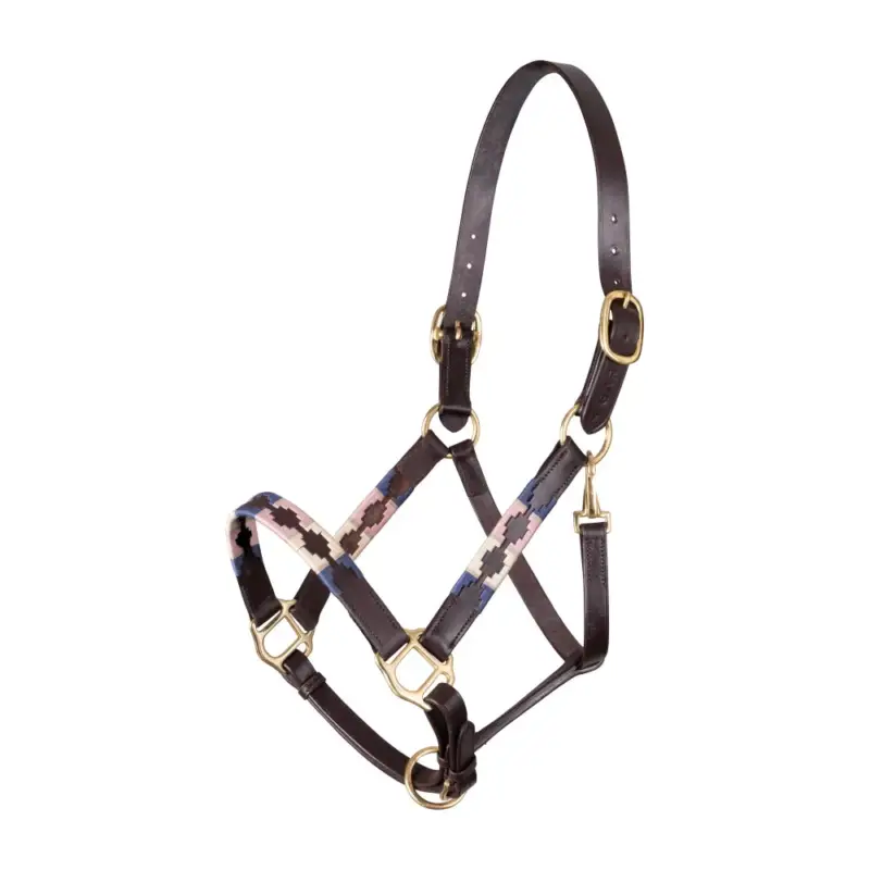 Professionale Capezzina polo in cuoio Shires Velociti Gara