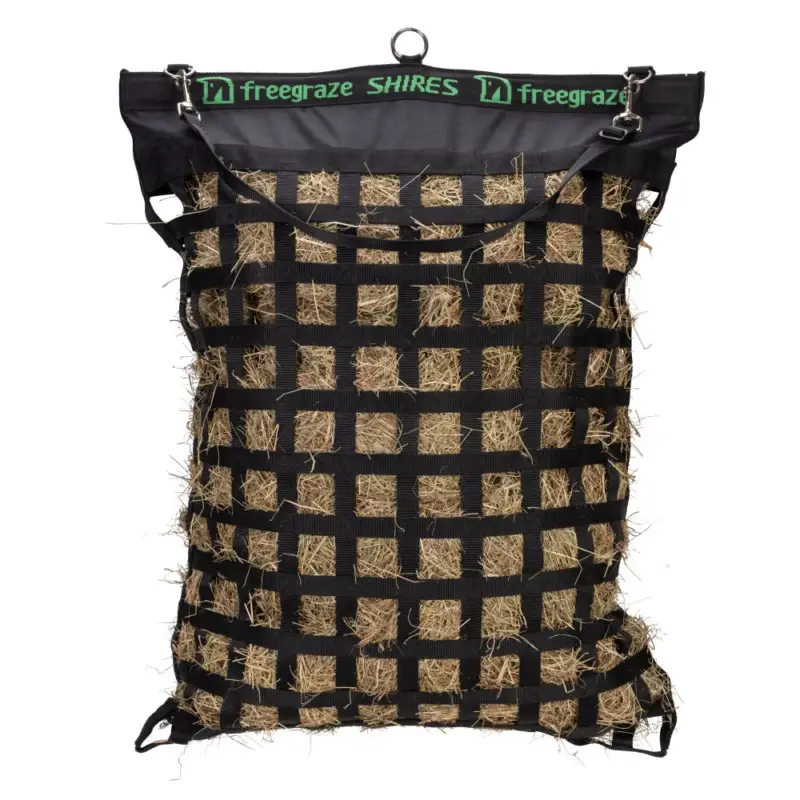 Esclusivo Sacca per fieno in cinghia Deluxe Shires FreeGraze