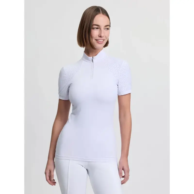 Polo da concorso LeMieux a maniche corte Brilliance Verity donna Prezzo Scontato